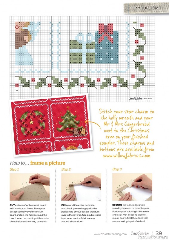 Коллекция вышивки в журнале «CrossStitcher №391 2023»