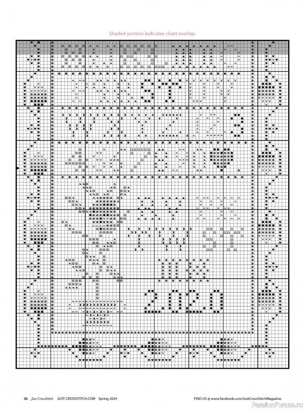 Коллекция вышивки в журнале «Just CrossStitch - Spring 2024»