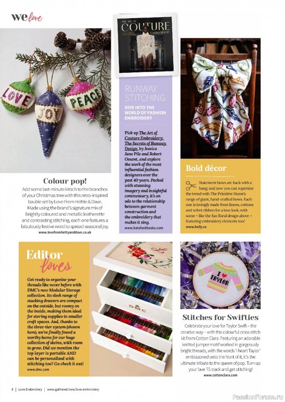 Коллекция вышивки в журнале «Love Embroidery №73 2025»