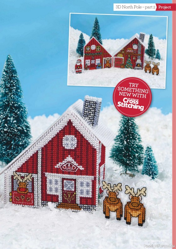 Коллекция вышивки в журнале «The World of Cross Stitching №365 2025»