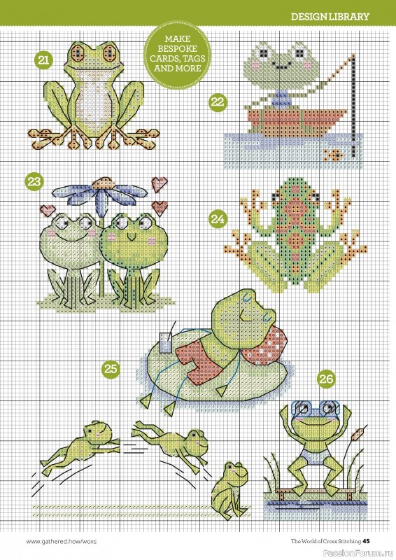 Коллекция вышивки в журнале «The World of Cross Stitching №375 2026»