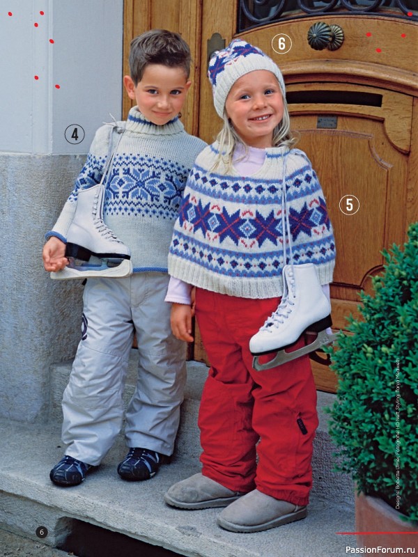 Вязаные модели для детей в журнале &laquo;Kinder Maschenmode №4 2026&raquo;