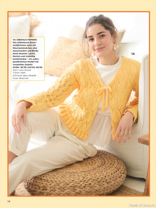 Вязаные модели в журнале &laquo;Sabrina №4 2026 German&raquo;
