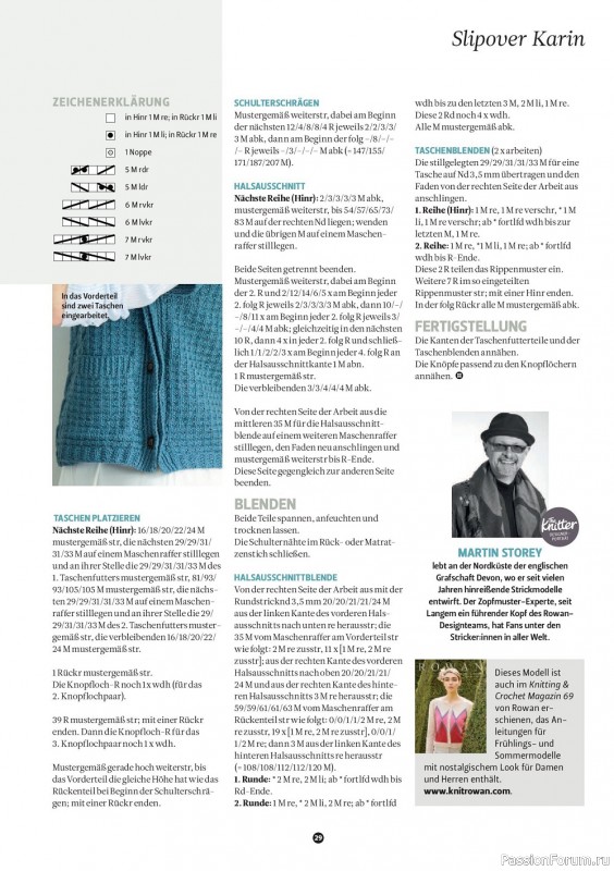 Вязаные модели в журнале «The Knitter Germany №59 2022»