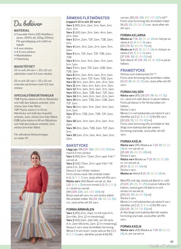 Вязаные проекты в журнале &laquo;Inspirerande handarbete - April 2026&raquo;