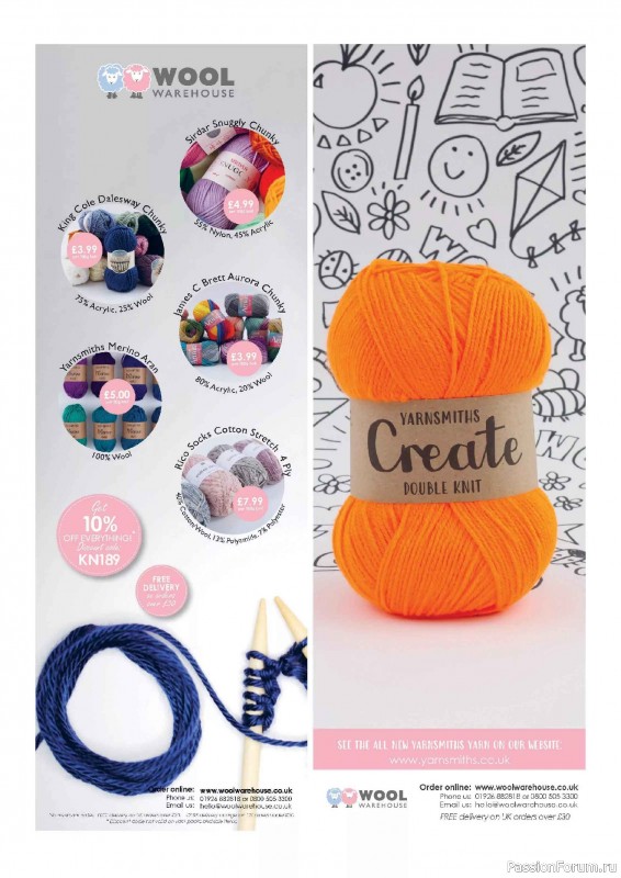 Вязаные проекты в журнале «Knit Now №189 2025»