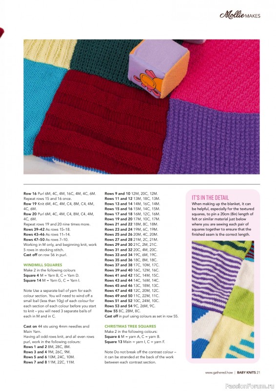 Коллекция проектов для рукодельниц в журнале «Mollie Makes Presents - Gorgeous Knits for Tots 2025»