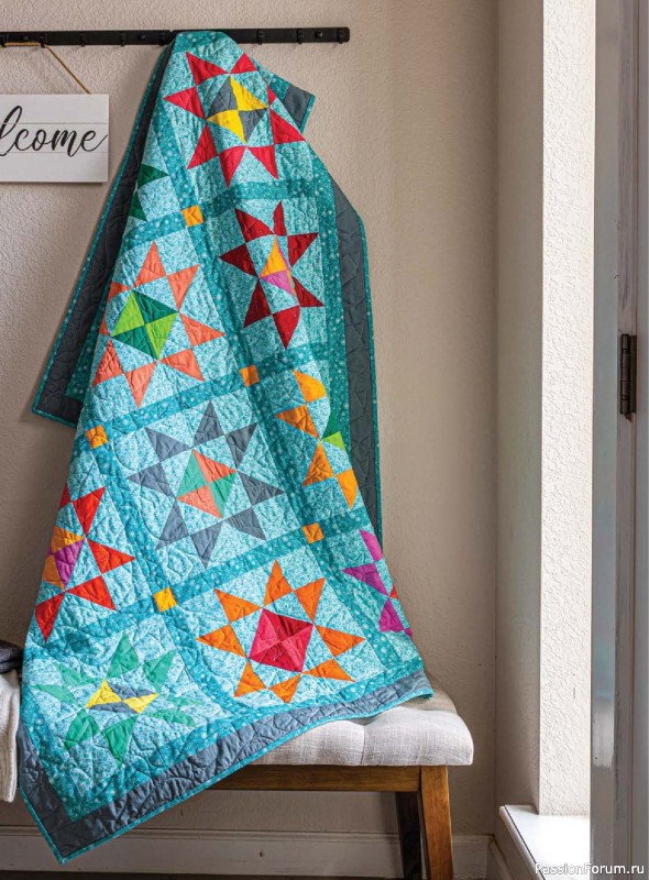 Коллекция проектов для рукодельниц в журнале &laquo;Quick+Easy Quilts - Winter 2026&raquo;