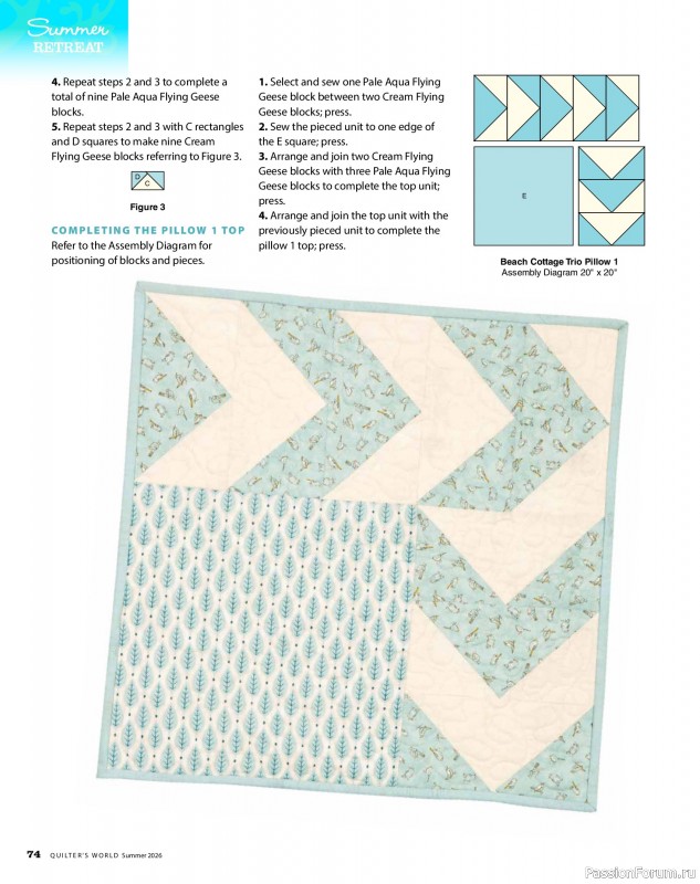 Коллекция проектов для рукодельниц в журнале &laquo;Quilter's World - Summer 2026&raquo;