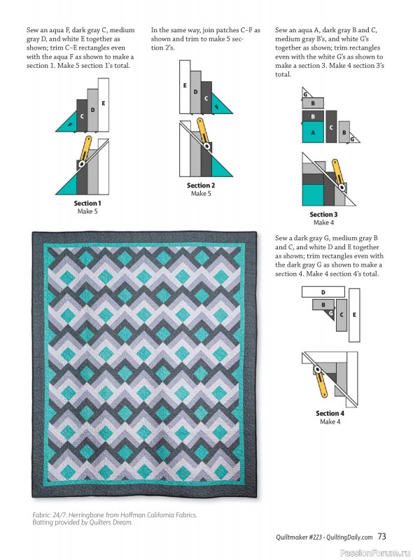 Коллекция проектов для рукодельниц в журнале «Quiltmaker - Winter 2026»