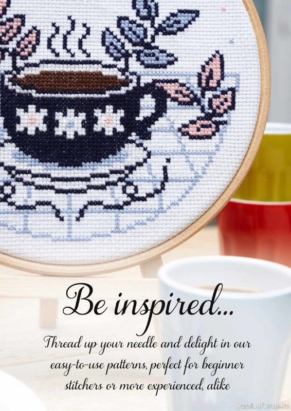 Коллекция вышивки в журнале «The World of Cross Stitching №329 2022»