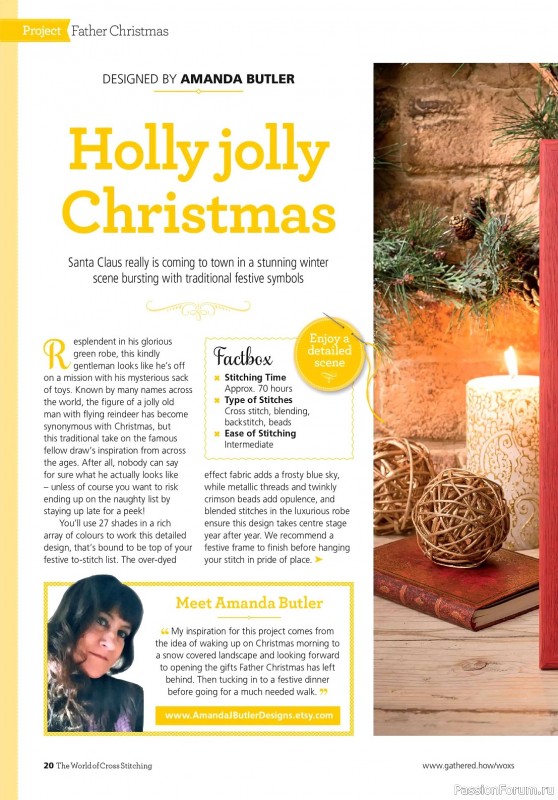 Коллекция вышивки в журнале «The World of Cross Stitching - Special 2023»