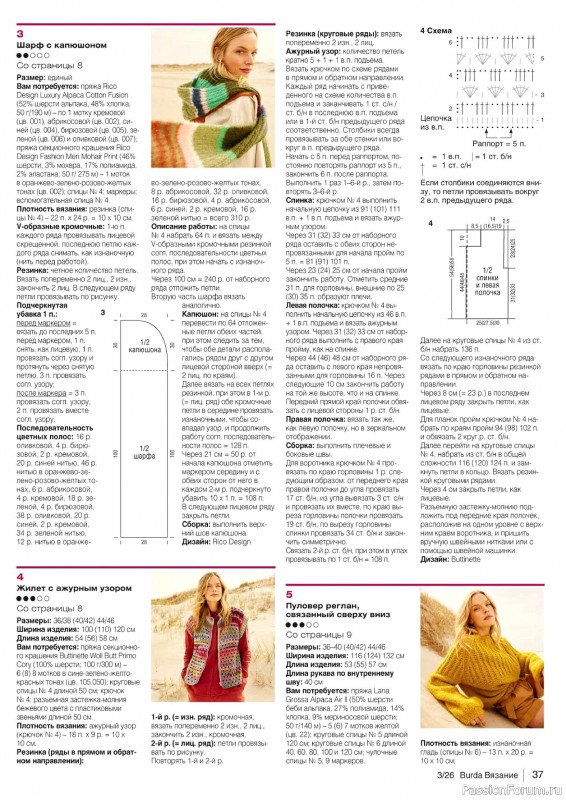 Вязаные модели в журнале &laquo;B-Вязание №3 2026&raquo;