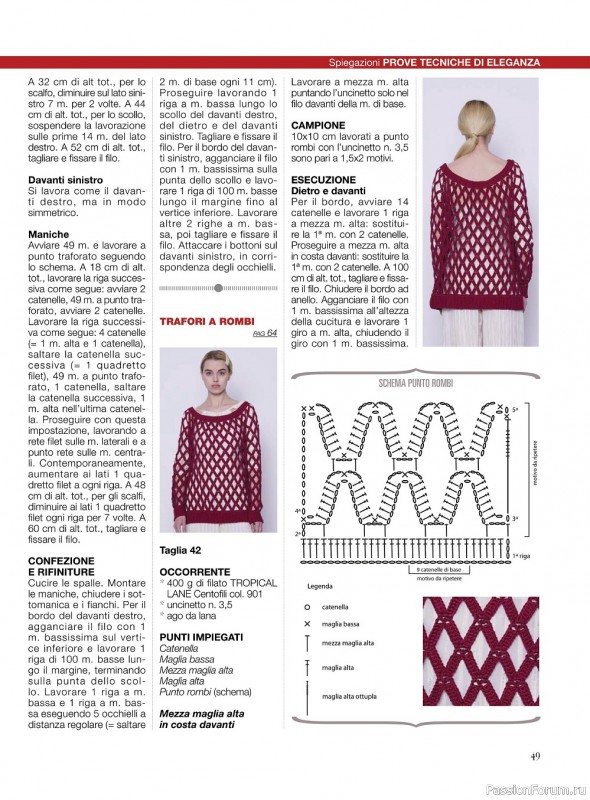 Вязаные модели в журнале «La Nuova Maglia №22 2022»