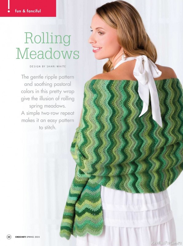 Вязаные проекты крючком в журнале «Crochet! - Spring 2023»