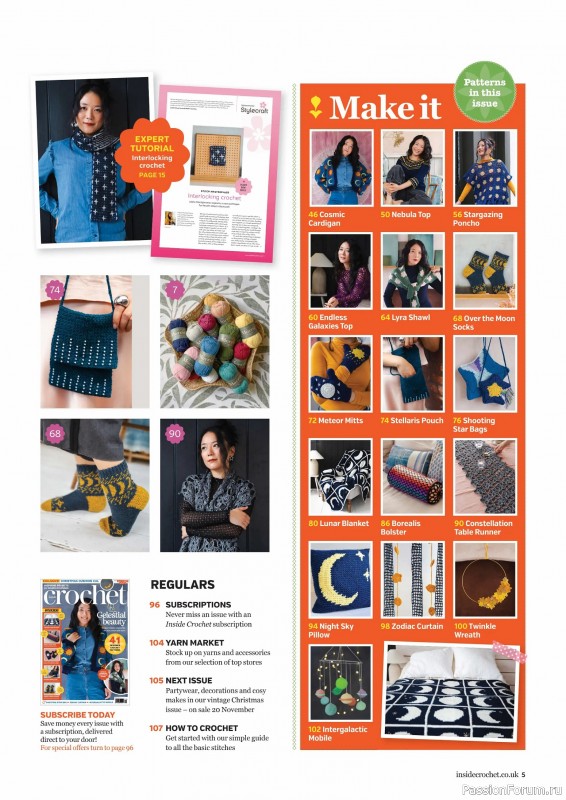 Вязаные проекты крючком в журнале «Inside Crochet №183 2025»