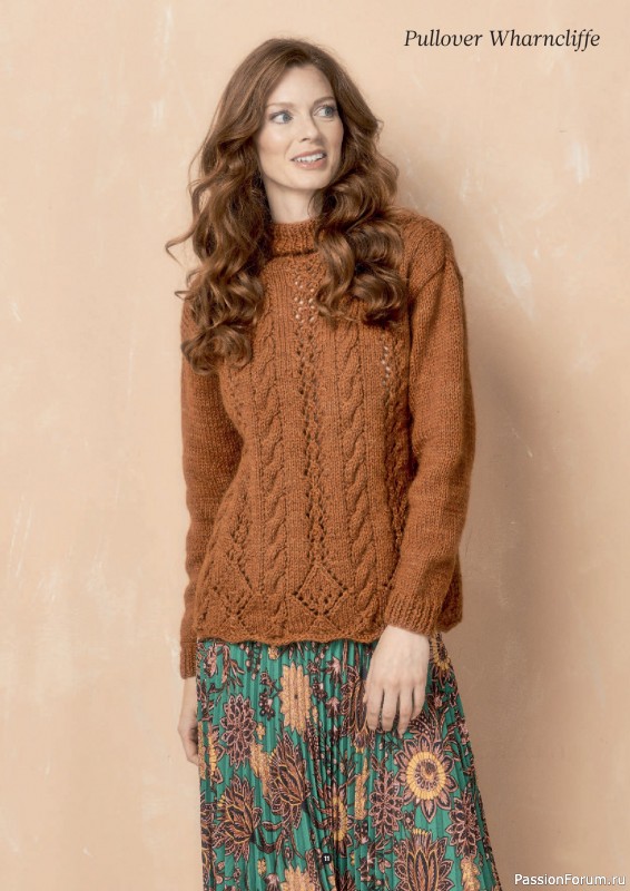 Вязаные проекты спицами в журнале «The Knitter №79 2025 Germany»