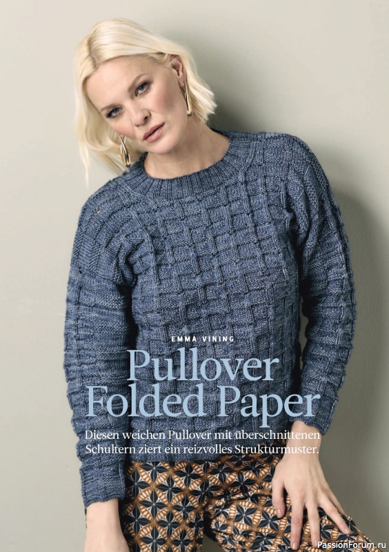Вязаные проекты спицами в журнале &laquo;The Knitter №81 2026 Germany&raquo;