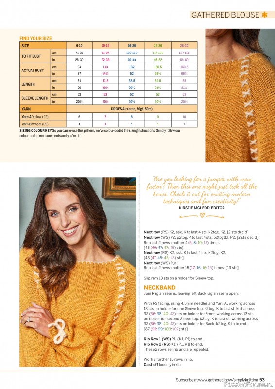 Вязаные проекты в журнале «Simply Knitting №274 2026»