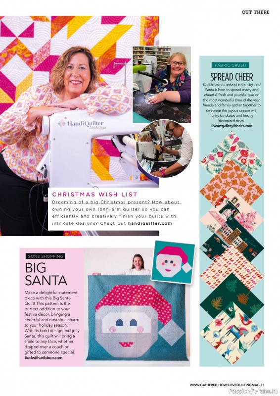 Коллекция проектов для рукодельниц в журнале «Love Patchwork & Quilting №155 2025»