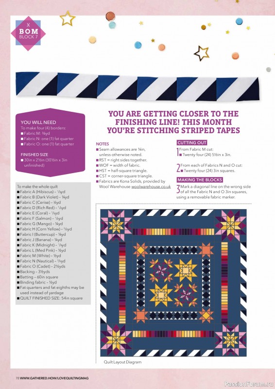 Коллекция проектов для рукодельниц в журнале &laquo;Love Patchwork & Quilting №163 2026&raquo;