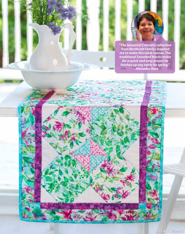 Коллекция проектов для рукодельниц в журнале «Quilter's World - Spring 2026»