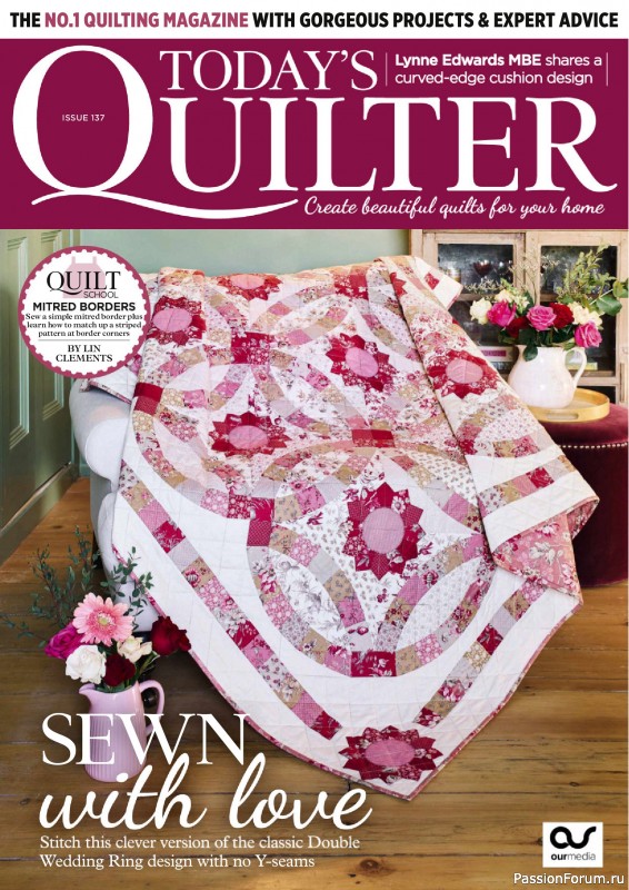 Коллекция проектов для рукодельниц в журнале «Todays Quilter №137 2025»