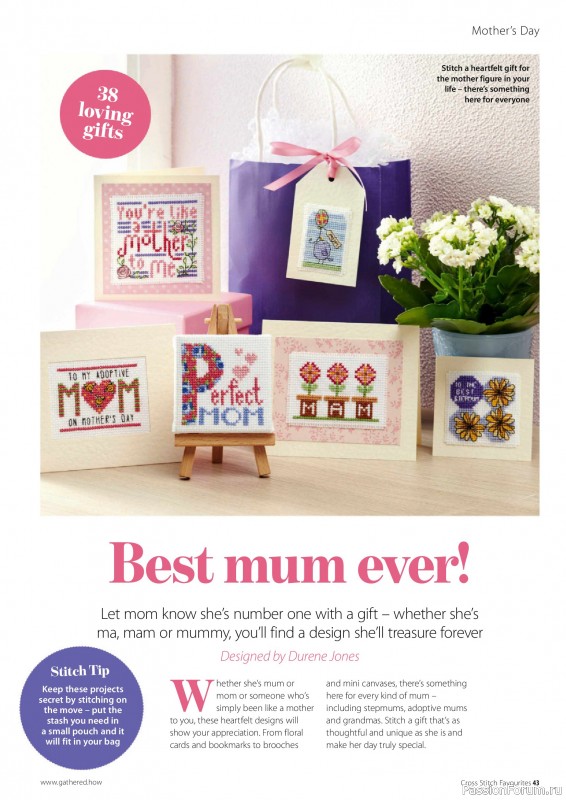 Коллекция вышивки в журнале &laquo;Cross Stitch Favourites - Spring 2025&raquo;