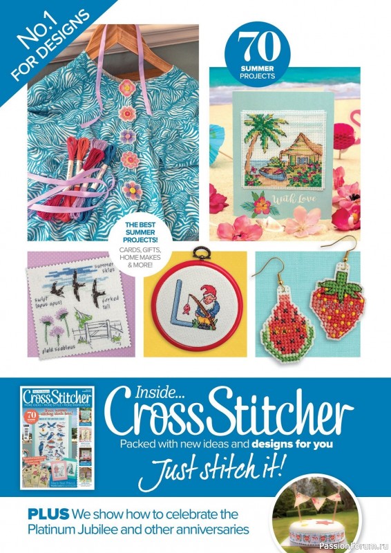 Коллекция вышивки в журнале «CrossStitcher №384 2022»