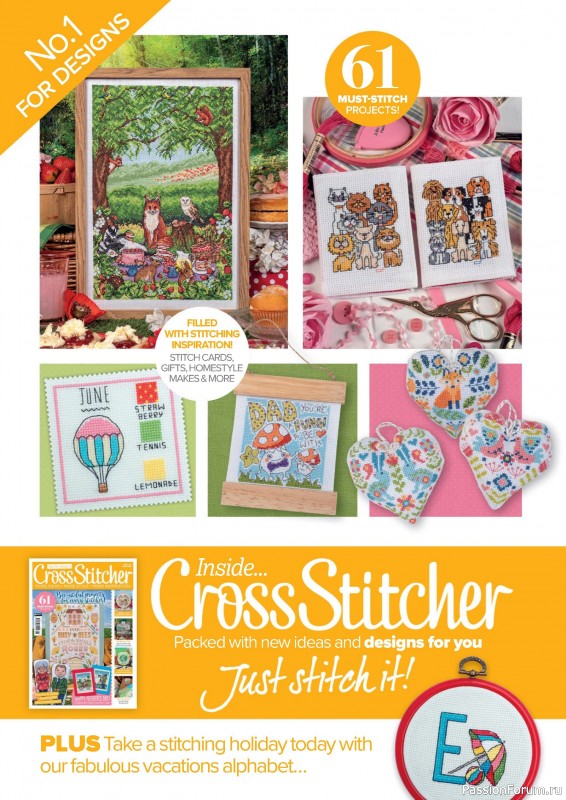 Коллекция вышивки в журнале «CrossStitcher №409 2024»