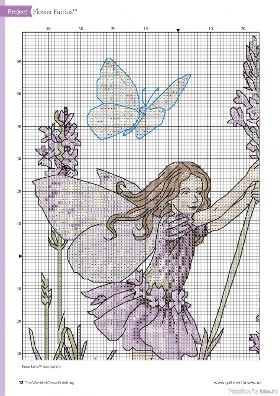 Коллекция вышивки в журнале «The World of Cross Stitching №345 2024»