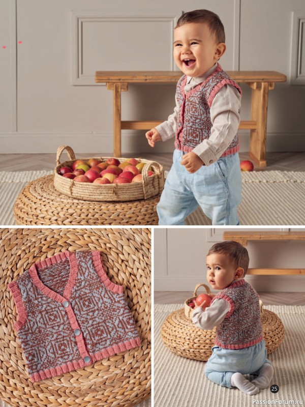 Вязаные модели для детей в журнале «Kinder Maschenmode №3 2026»