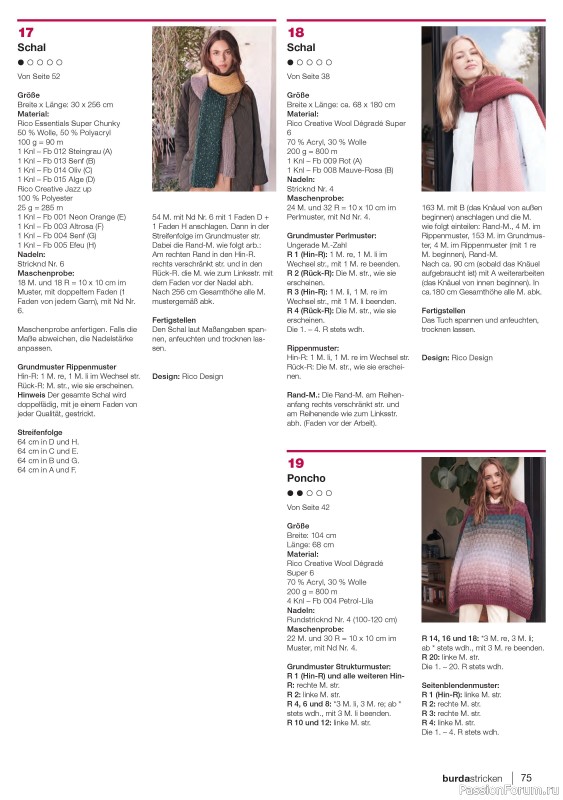 Вязаные модели в журнале «Burda Stricken №6 2022»