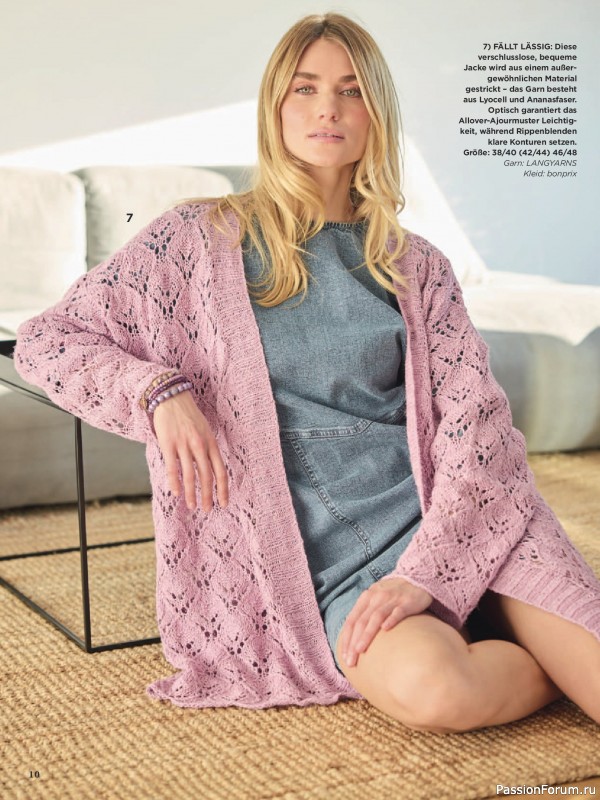 Вязаные модели в журнале &laquo;Sabrina №5 2026 German&raquo;