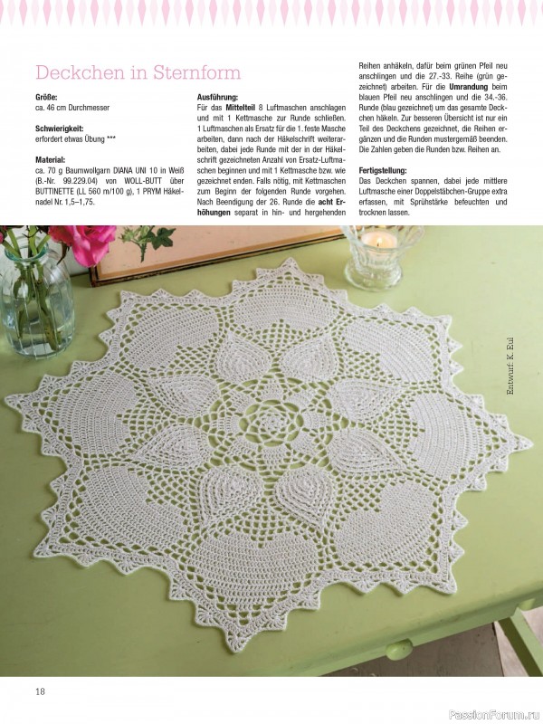 Вязаные проекты крючком в журнале «Dekoratives Hakeln №186 2025»