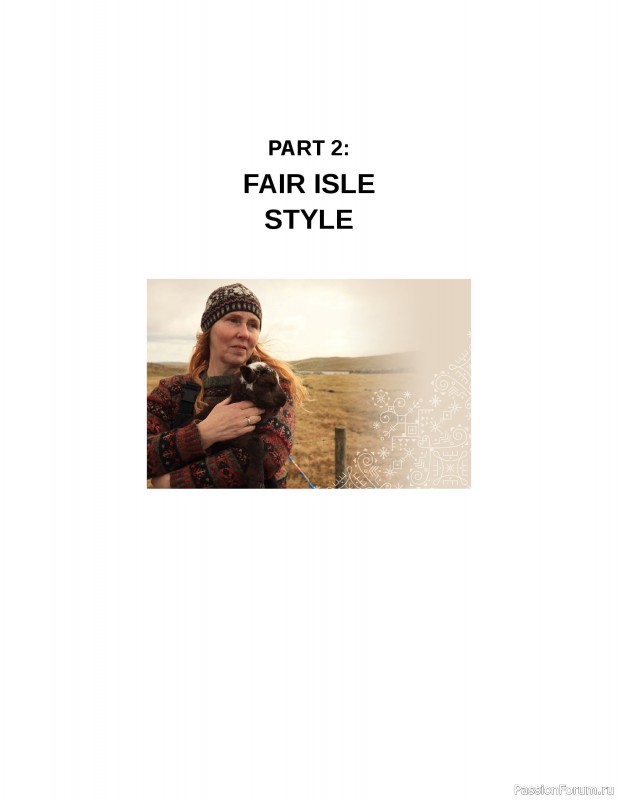 Вязаные проекты в книге «Fair Isle Knitting Tradition».