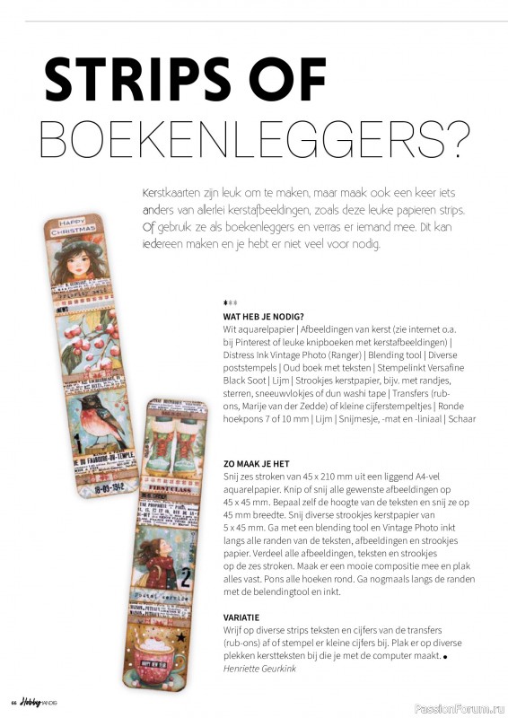 Коллекция проектов для рукодельниц в журнале «HobbyHandig №257 2025»