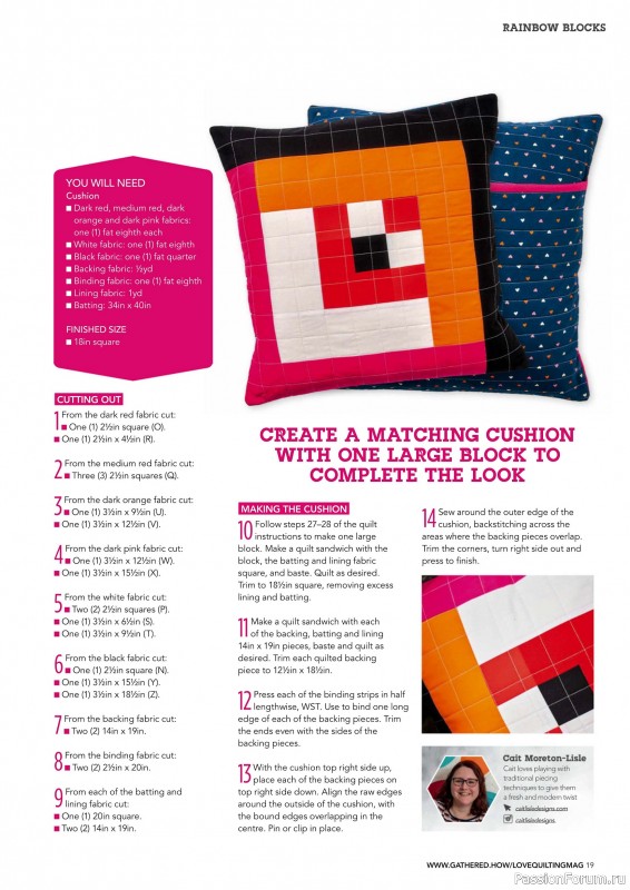 Коллекция проектов для рукодельниц в журнале «Love Patchwork & Quilting №154 2025»