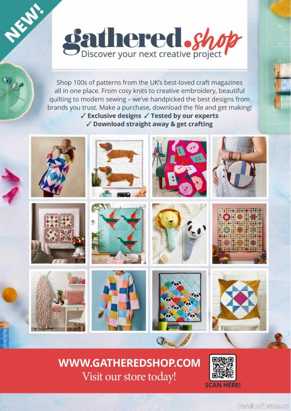 Коллекция проектов для рукодельниц в журнале &laquo;Love Patchwork & Quilting №159 2026&raquo;