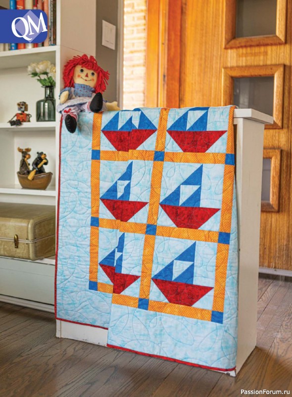 Коллекция проектов для рукодельниц в журнале «Quiltmaker №221 2025»