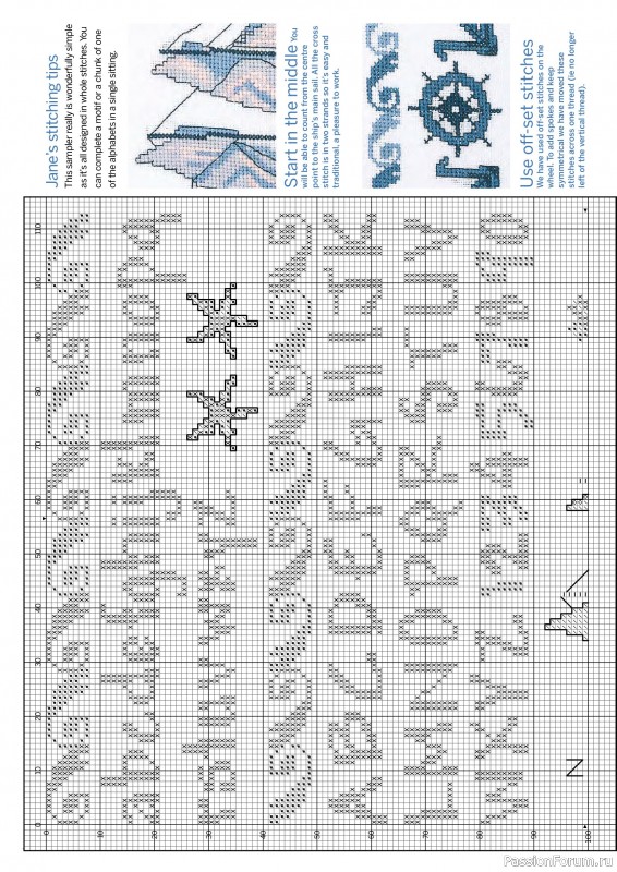 Коллекция вышивки в журнале «Cross Stitch Collection - The Ultimate Alphabets 2026»