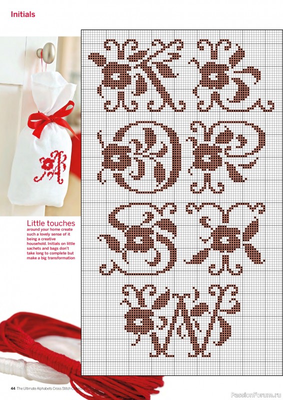Коллекция вышивки в журнале «Cross Stitch Collection - The Ultimate Alphabets 2026»