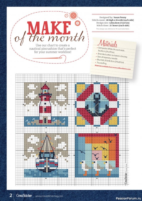 Коллекция вышивки в журнале «CrossStitcher №424 2025»