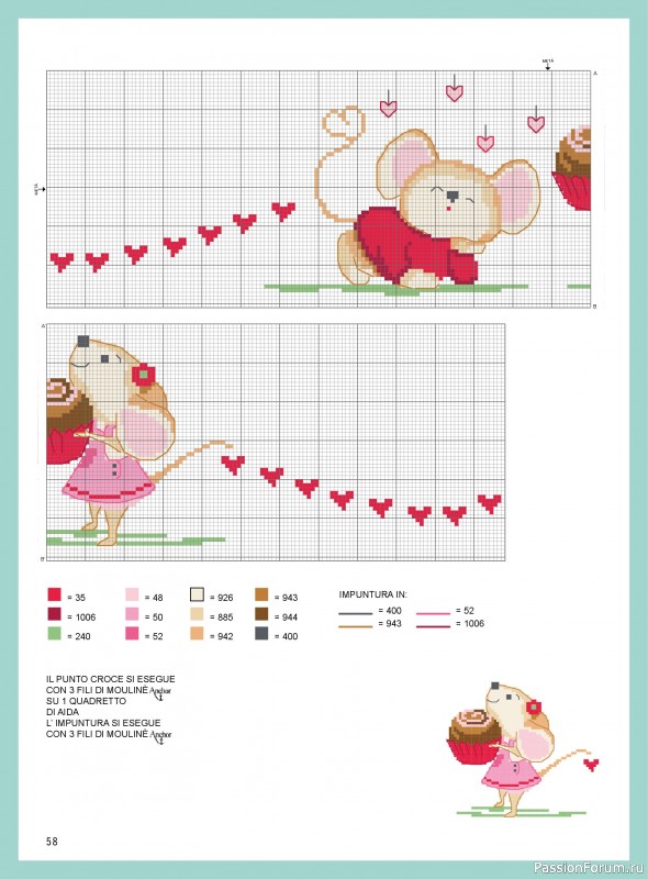 Коллекция вышивки в журнале «Mani di Fata Bebe №1 Luglio-Agosto 2026»