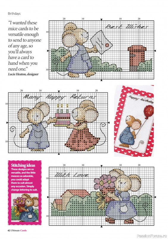 Коллекция вышивки в журнале «Ultimate CrossStitch – Cards 2026»