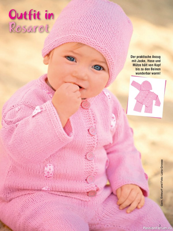 Вязаные модели для детей в журнале «Baby Strick №4 2025»