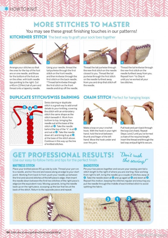 Вязаные модели спицами в журнале «Simply Knitting №224 2022»