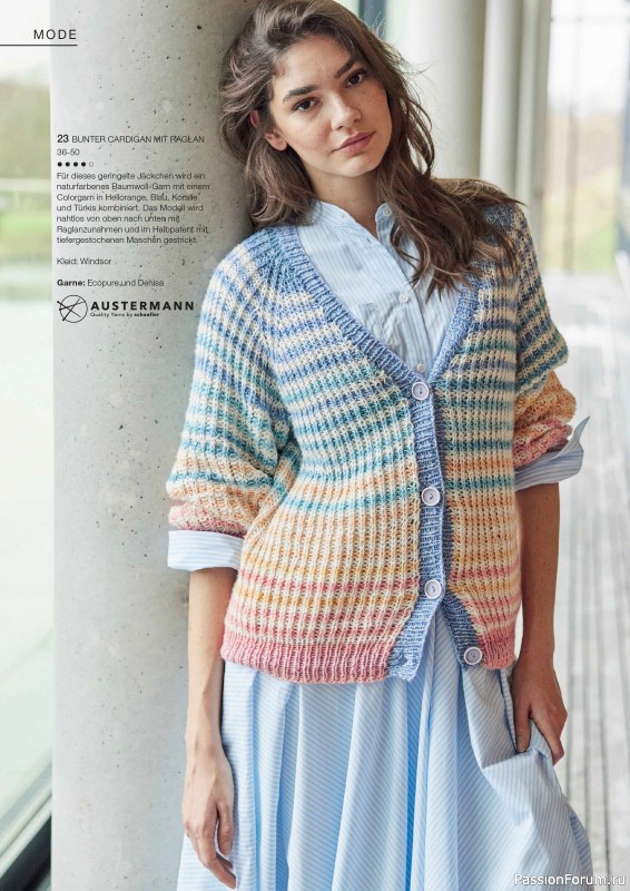 Вязаные модели в журнале «Burda Stricken №2 2025»