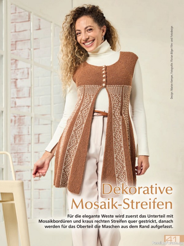 Вязаные модели в журнале «Meine Strickmode Sonderheft MS219 2026»