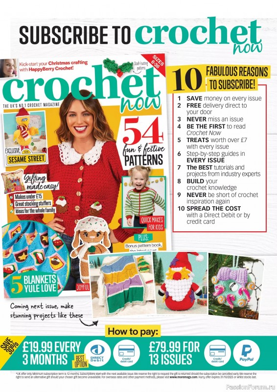 Вязаные проекты крючком в журнале «Crochet Now №126 2025»